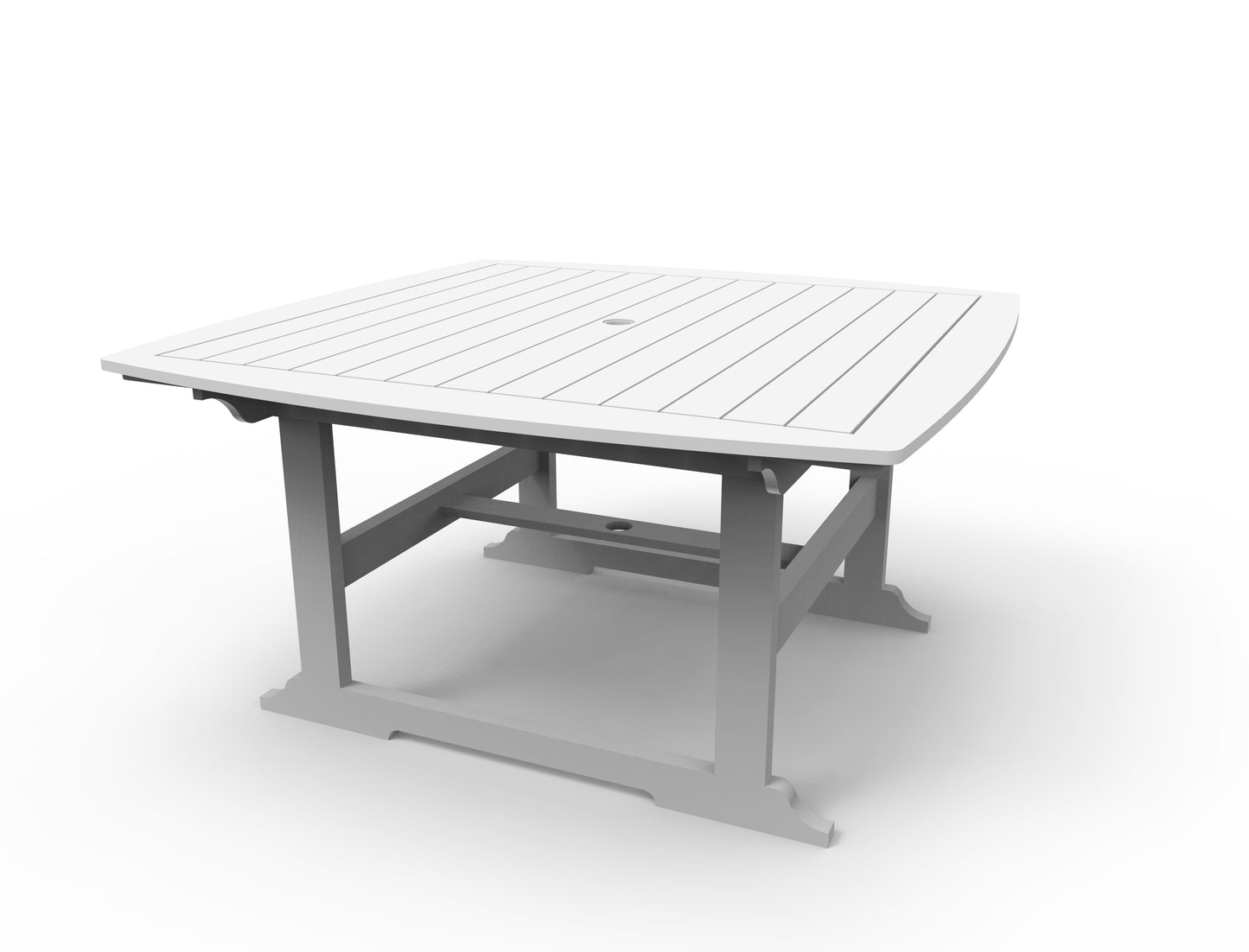 Seaside Casual Recycled Plastic Portsmouth Dining Table 56" x 56" - LEAD TIME TO SHIP 4 TO 6 WEEKS