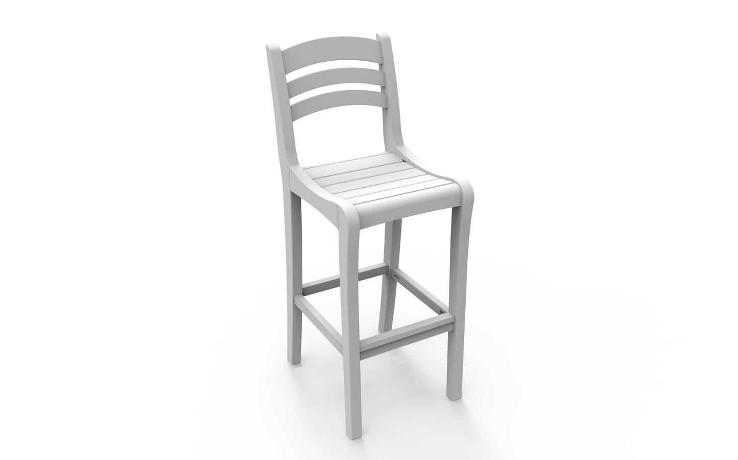 Seaside Casual Recycled Plastic Charleston Bar Chair (BAR HEIGHT) - LEAD TIME TO SHIP 4 TO 6 WEEKS