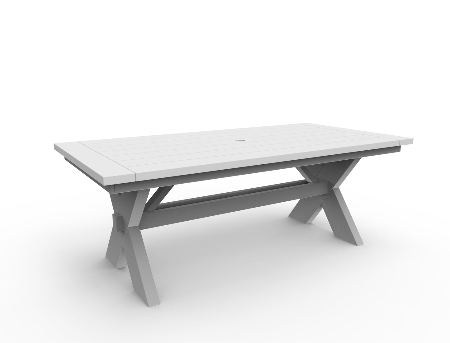 Seaside Casual Recycled Plastic Sonoma Gathering Picnic Table - LEAD TIME TO SHIP 4 TO 6 WEEKS