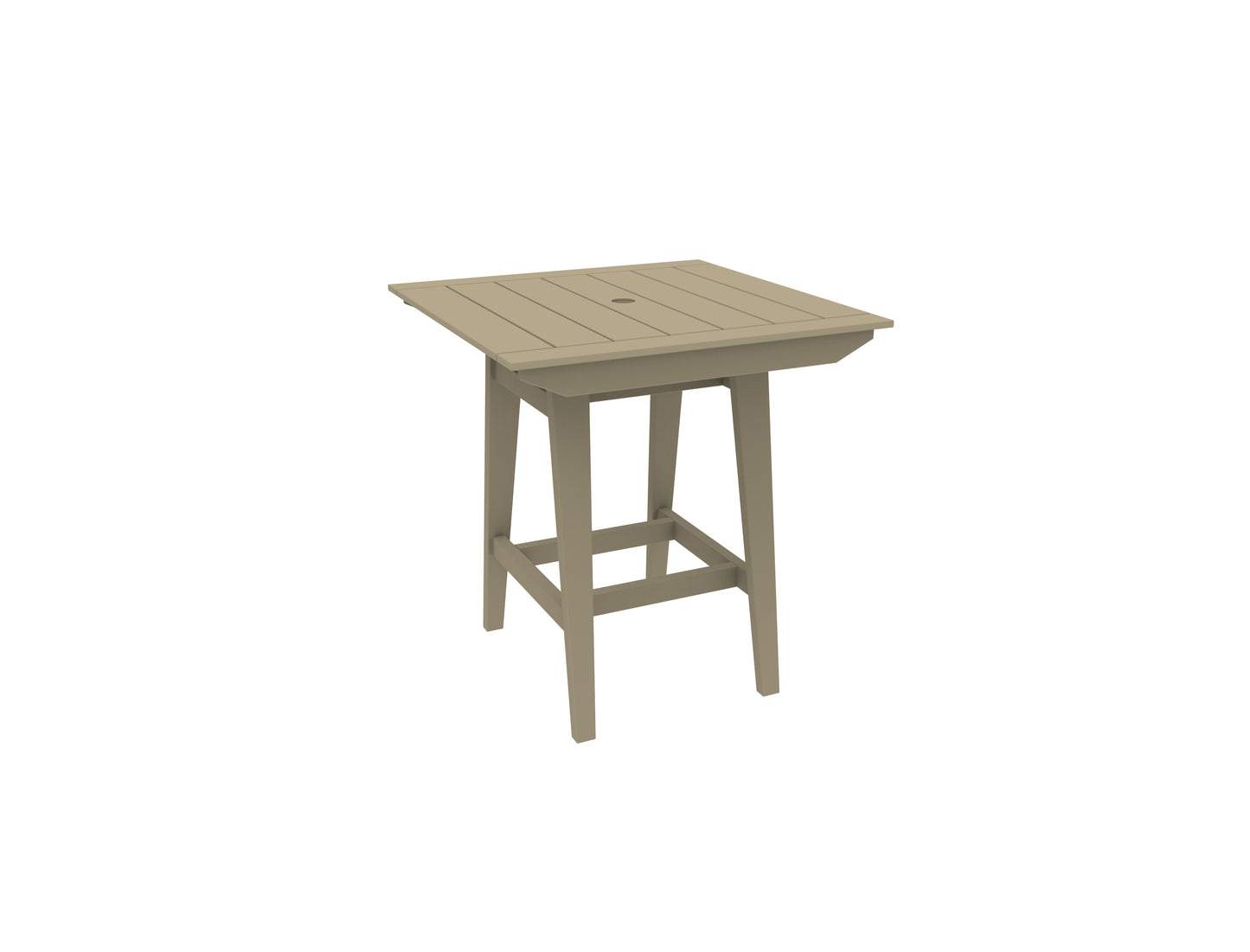 Seaside Casual Recycled Plastic MAD Bar Table 40" x 40" (BAR HEIGHT) - LEAD TIME TO SHIP 4 TO 6 WEEKS