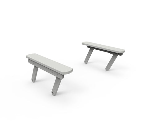 Seaside Casual Recycled Plastic Kingston Chaise Folding Arm Kit - LEAD TIME TO SHIP 4 TO 6 WEEKS