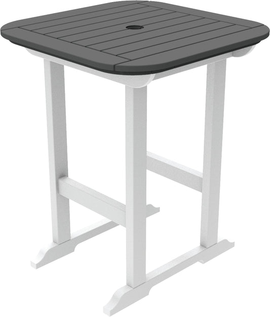 Seaside Casual Recycled Plastic Portsmouth Balcony Table 30" x 30" (COUNTER HEIGHT) - LEAD TIME TO SHIP 4 TO 6 WEEKS