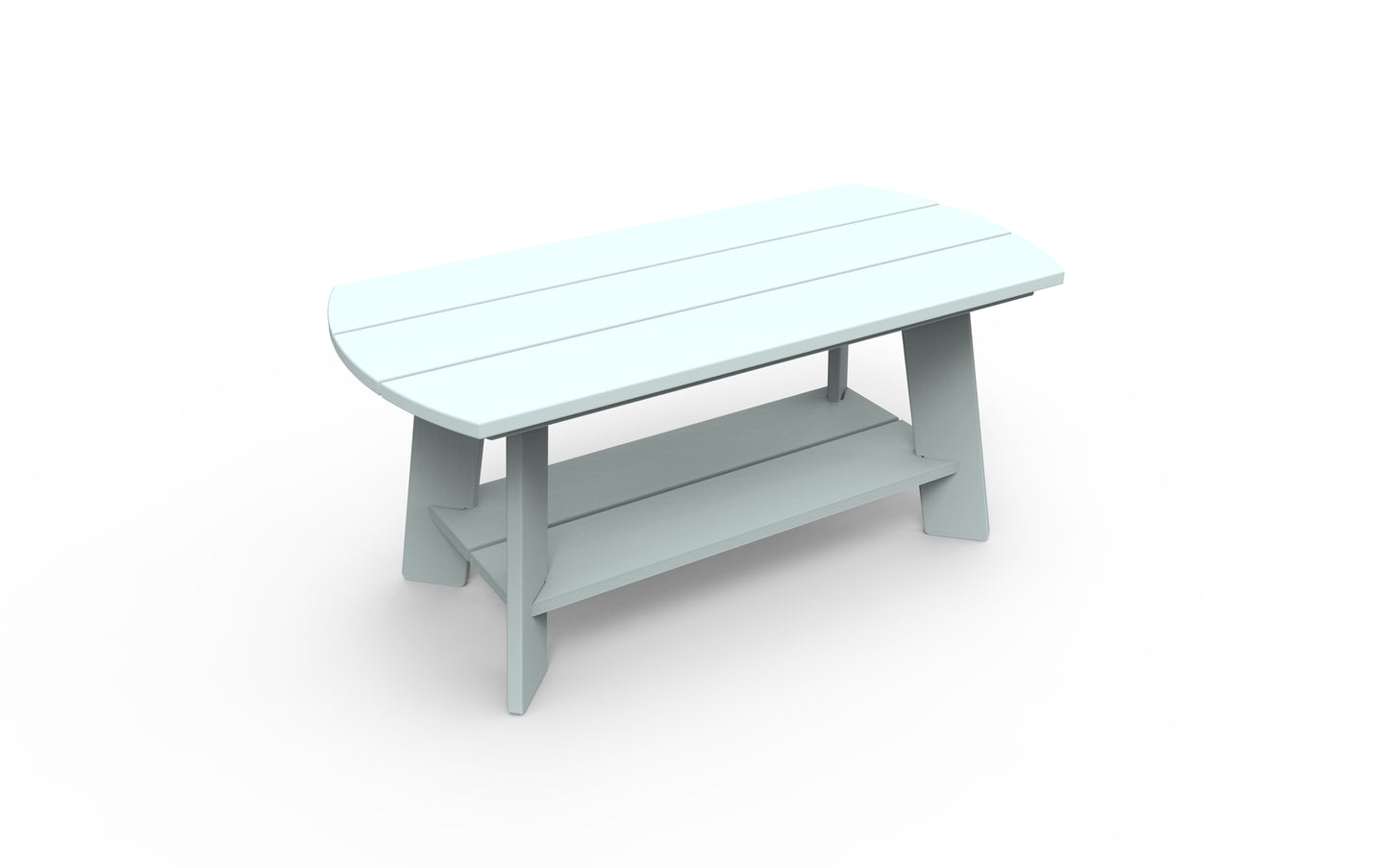 Seaside Casual Recycled Plastic Adirondack Coffee Table - LEAD TIME TO SHIP 4 TO 6 WEEKS