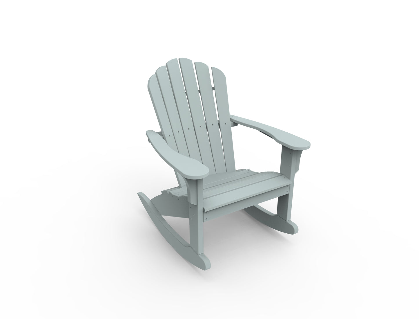 Seaside Casual Recycled Plastic Coastline Harbor View Rocking Chair - LEAD TIME TO SHIP 4 TO 6 WEEKS