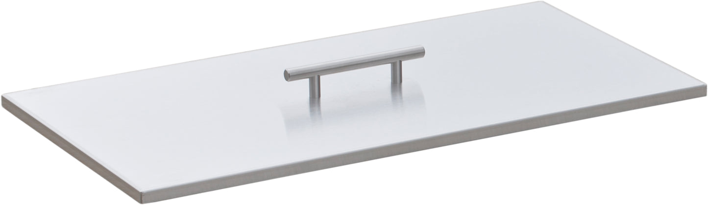 LuxCraft Lumin 12" x 24" Stainless Steel Burner Cover - LEAD TIME TO SHIP 7 BUSINESS DAYS OR LESS