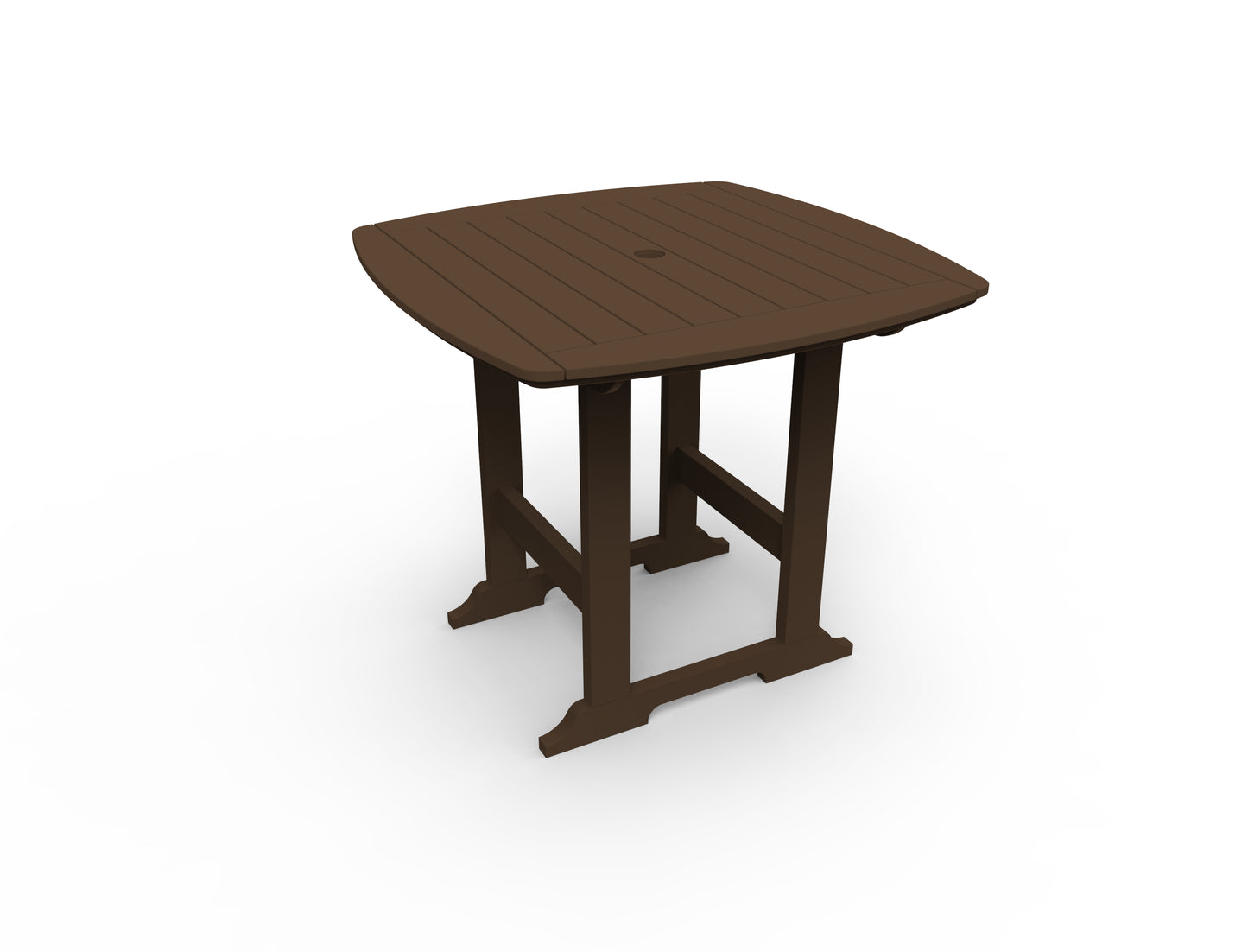 Seaside Casual Recycled Plastic Portsmouth Balcony Table 42" x 42" (COUNTER HEIGHT) - LEAD TIME TO SHIP 4 TO 6 WEEKS