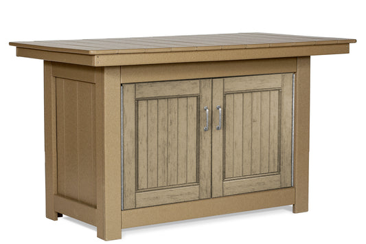 Leisure Lawns Amish Made Recycled Plastic Classic Island Model #162C (Counter Height) - LEAD TIME TO SHIP 4 WEEKS