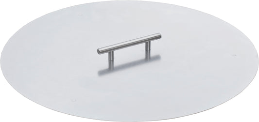 LuxCraft Lumin 20" Round Stainless Steel Burner Cover - LEAD TIME TO SHIP 7 BUSINESS DAYS OR LESS