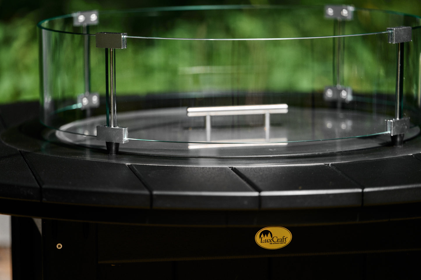 LuxCraft Lumin 20" Round Stainless Steel Burner Cover - LEAD TIME TO SHIP 7 BUSINESS DAYS OR LESS