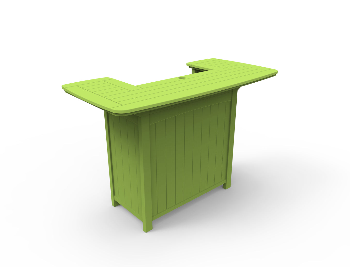 Seaside Casual Recycled Plastic Portsmouth Party Bar (BAR HEIGHT) - LEAD TIME TO SHIP 4 TO 6 WEEKS