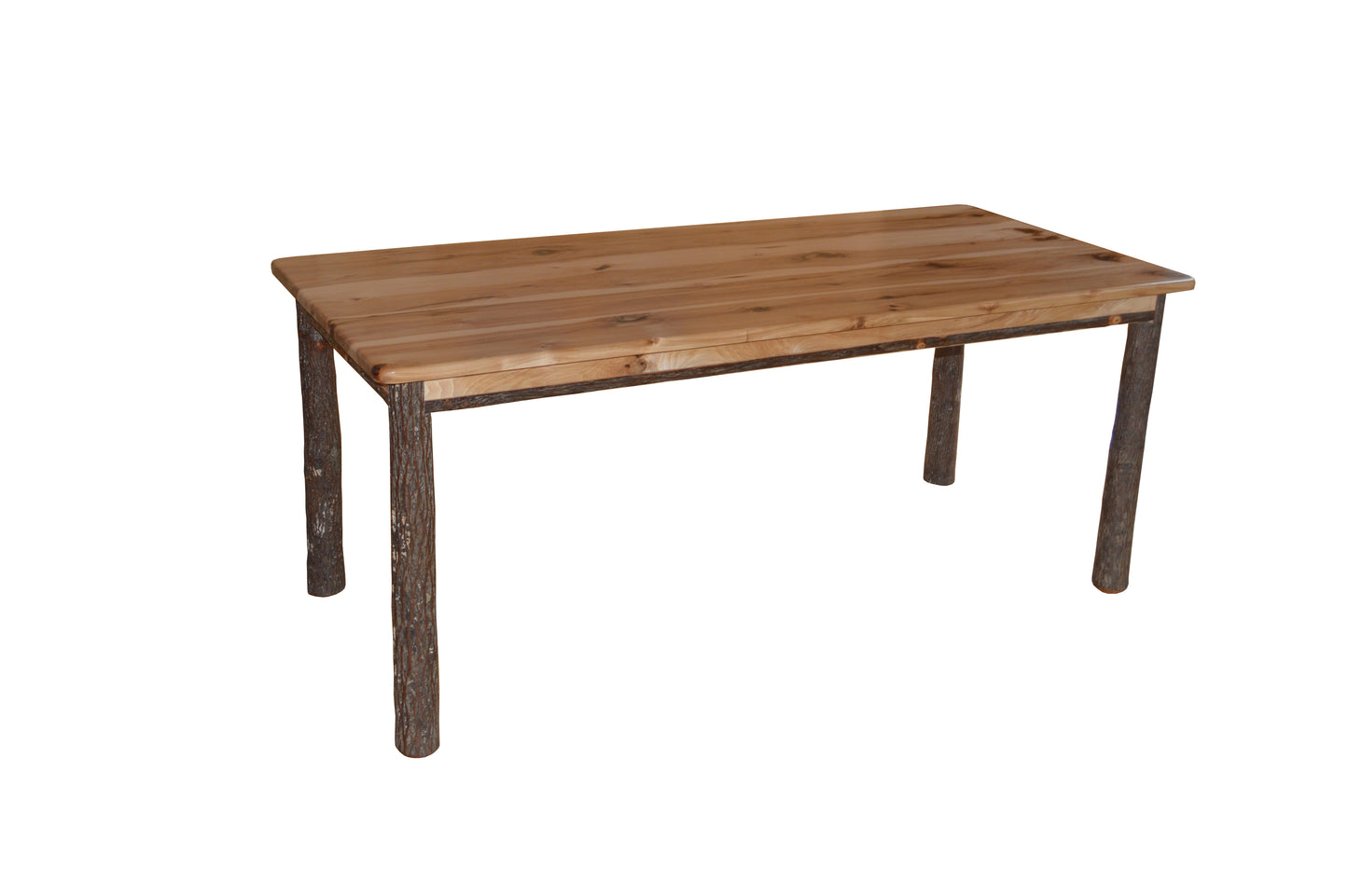 A&L Furniture Co. Timberlux Rustic Hickory 6' Farm Table - LEAD TIME TO SHIP 10 BUSINESS DAYS