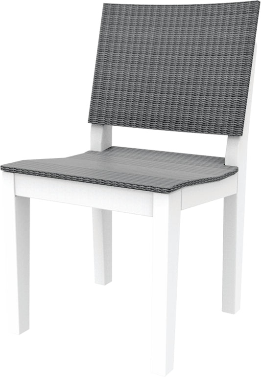 Seaside Casual Recycled Plastic MAD Dining Side Chair (WOVEN) - LEAD TIME TO SHIP 4 TO 6 WEEKS