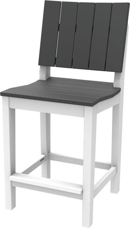Seaside Casual Recycled Plastic MAD Balcony Side Chair (COUNTER HEIGHT) - LEAD TIME TO SHIP 4 TO 6 WEEKS