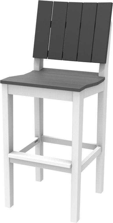 Seaside Casual Recycled Plastic MAD Bar Side Chair (BAR HEIGHT) - LEAD TIME TO SHIP 4 TO 6 WEEKS