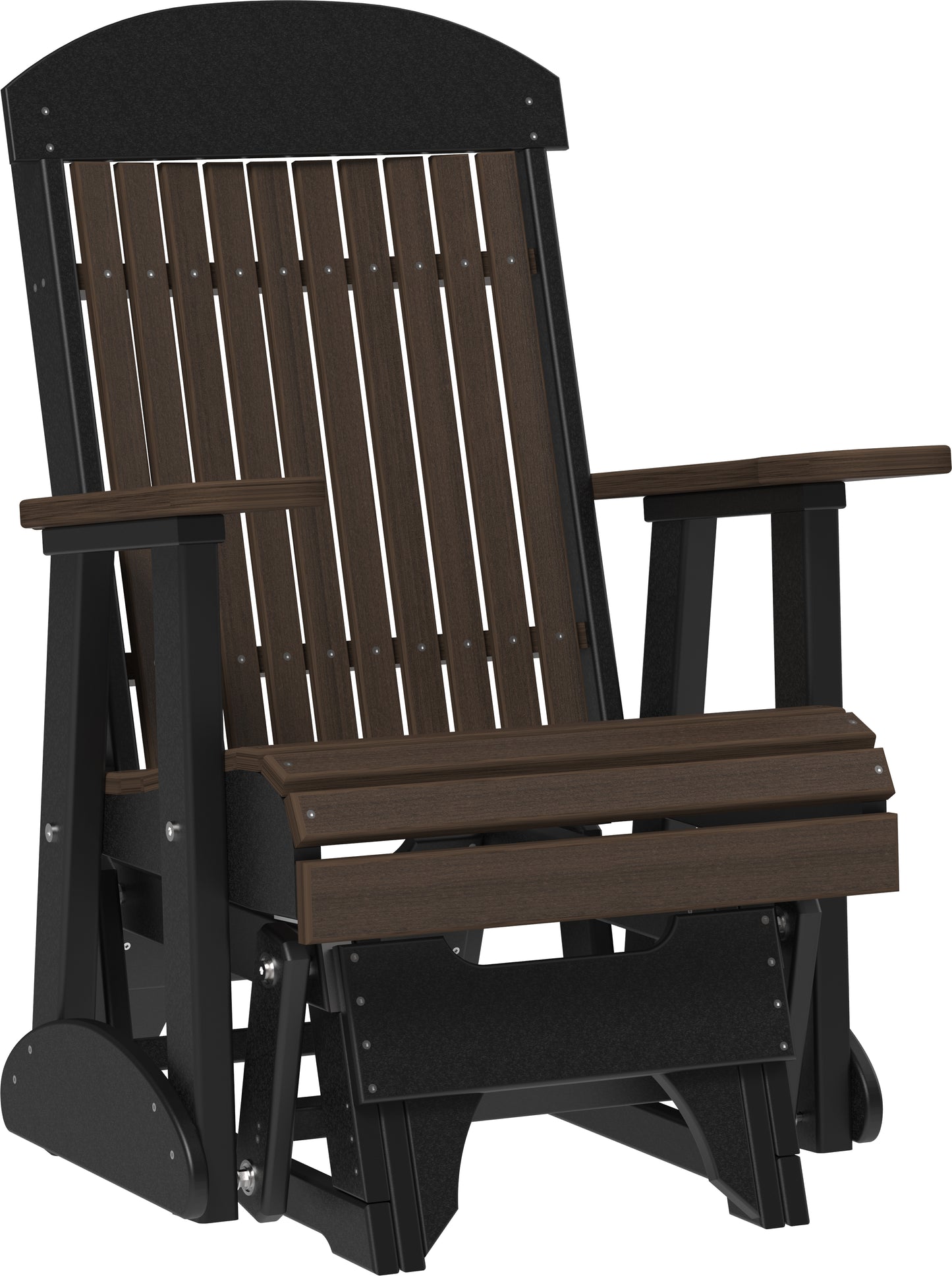 LuxCraft Classic Highback Recycled Plastic 2ft Glider Chair - 7 BUSINESS DAYS OR LESS