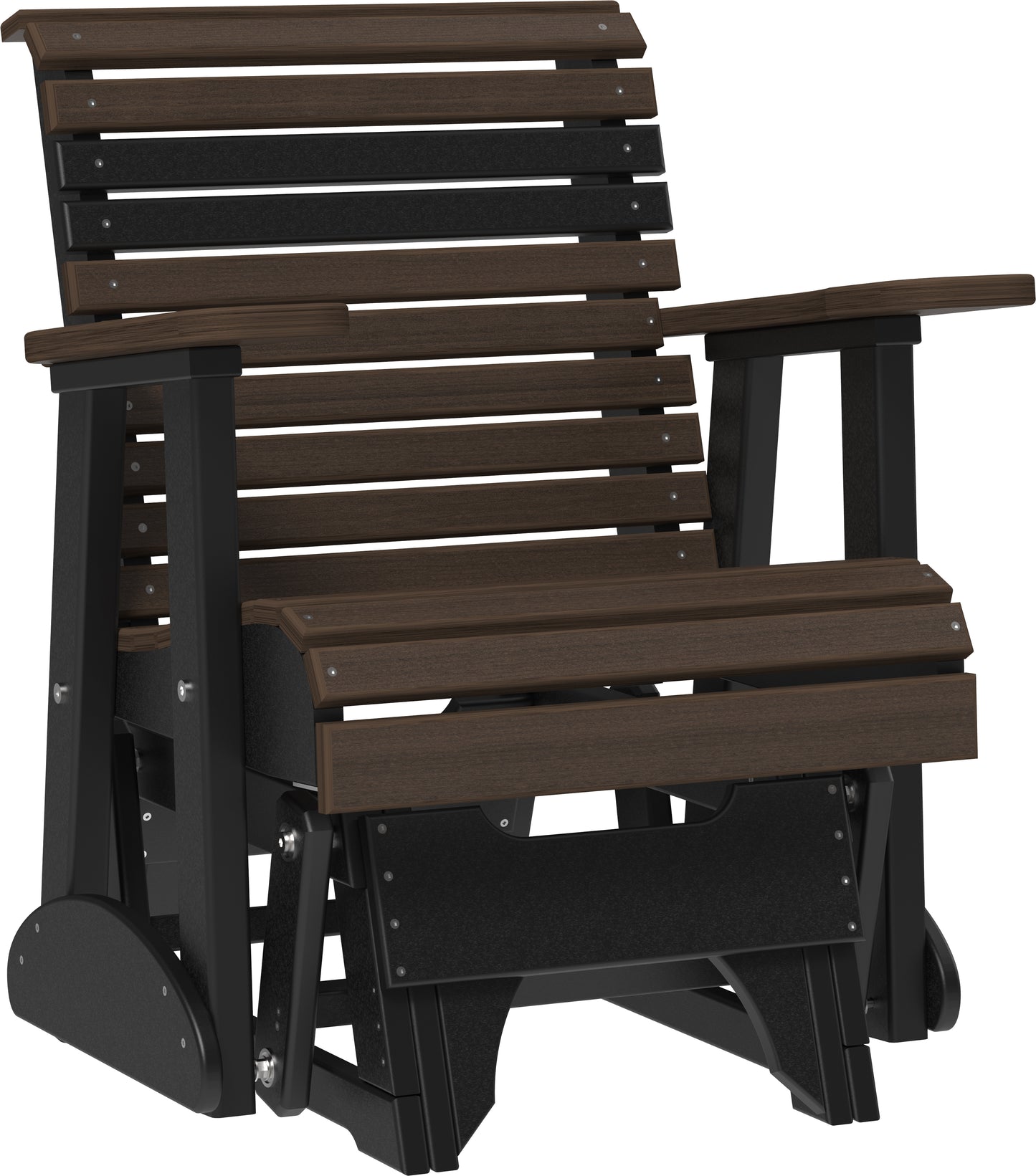 LuxCraft Rollback Recycled Plastic 2ft Plain Glider Chair - LEAD TIME TO SHIP 10 BUSINESS DAYS OR LESS