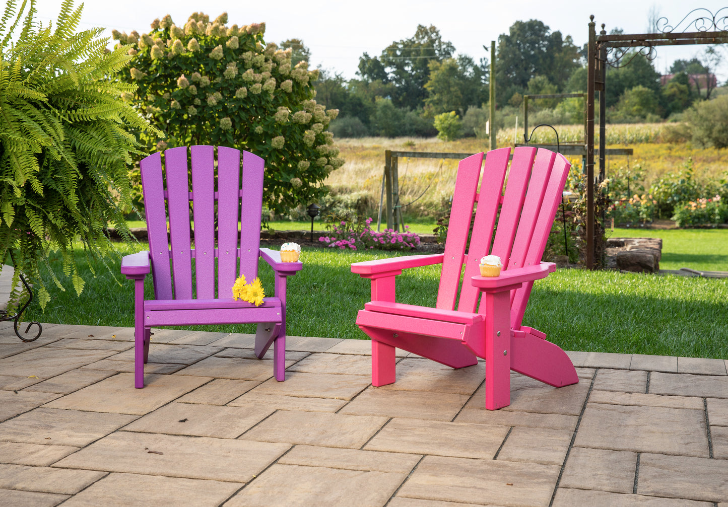 Leisure Lawns Amish Made Recycled Plastic Child Fanback Chair Model #312 - LEAD TIME TO SHIP 6 WEEKS OR LESS