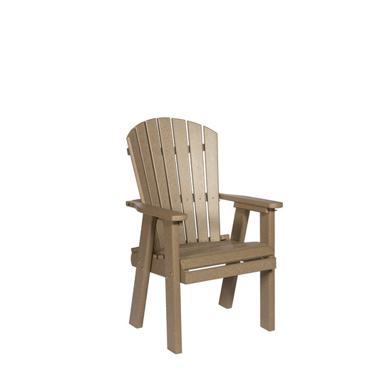 Leisure Lawns Amish Made Recycled Plastic Bistro Chair Model 321D (Dining Height) - LEAD TIME TO SHIP 4 WEEKS