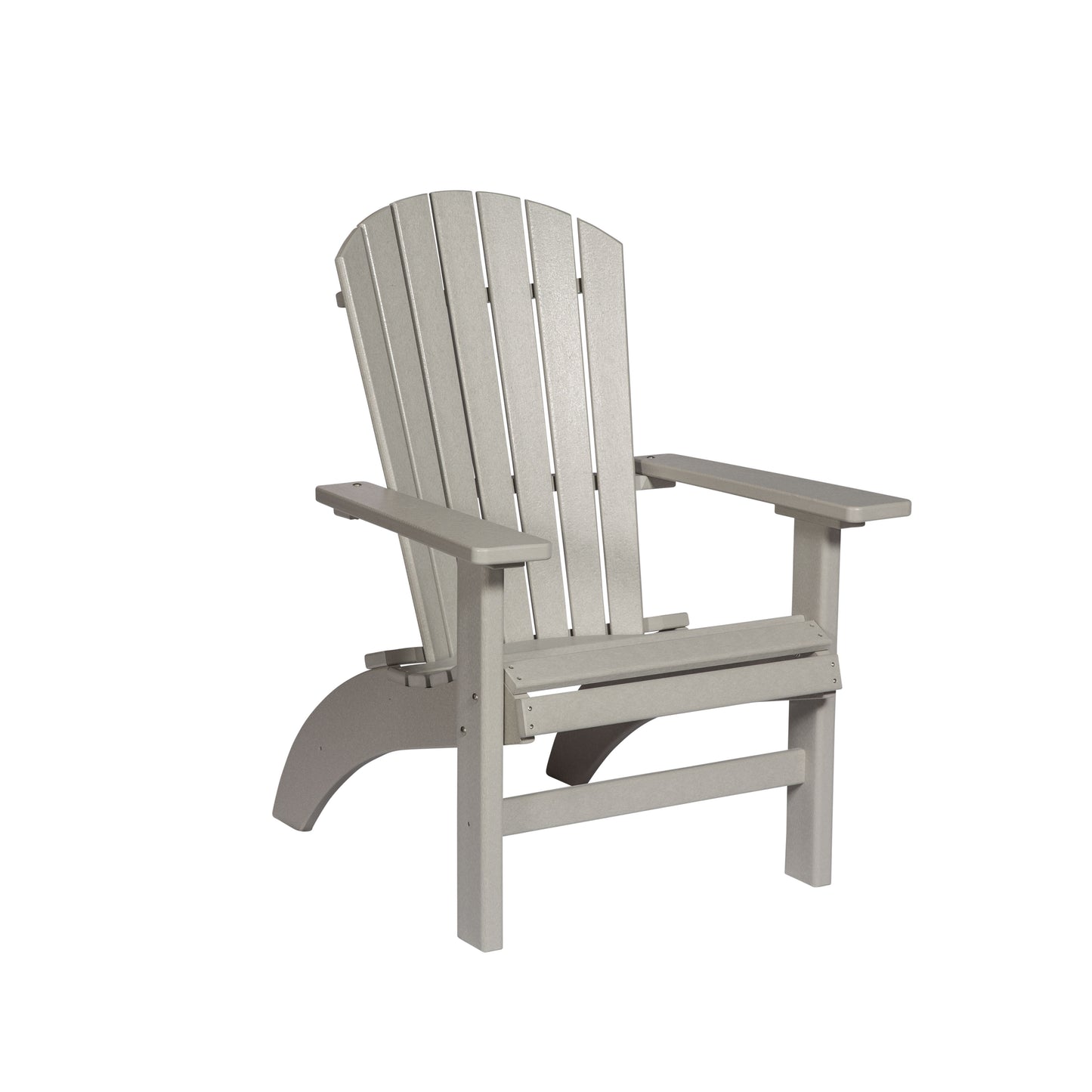Leisure Lawns Amish MadePoly Fan-Back Deluxe Upright Adirondack Chair with Elevated Seat Height Model #380 - LEAD TIME TO SHIP 6 WEEKS OR LESS