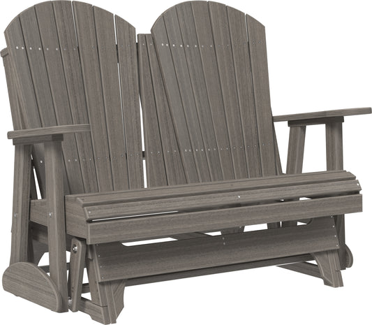 LuxCraft Recycled Plastic 4' Adirondack Glider Chair - LEAD TIME TO SHIP 7 BUSINESS DAYS OR LESS