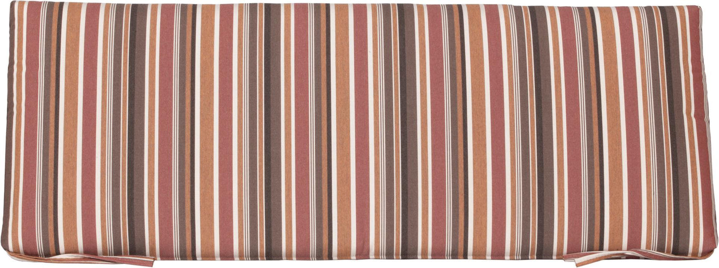 LuxCraft 4' Sunbrella Outdoor Porch Swing / Glider Cushion - LEAD TIME TO SHIP 7 BUSINESS DAYS OR LESS