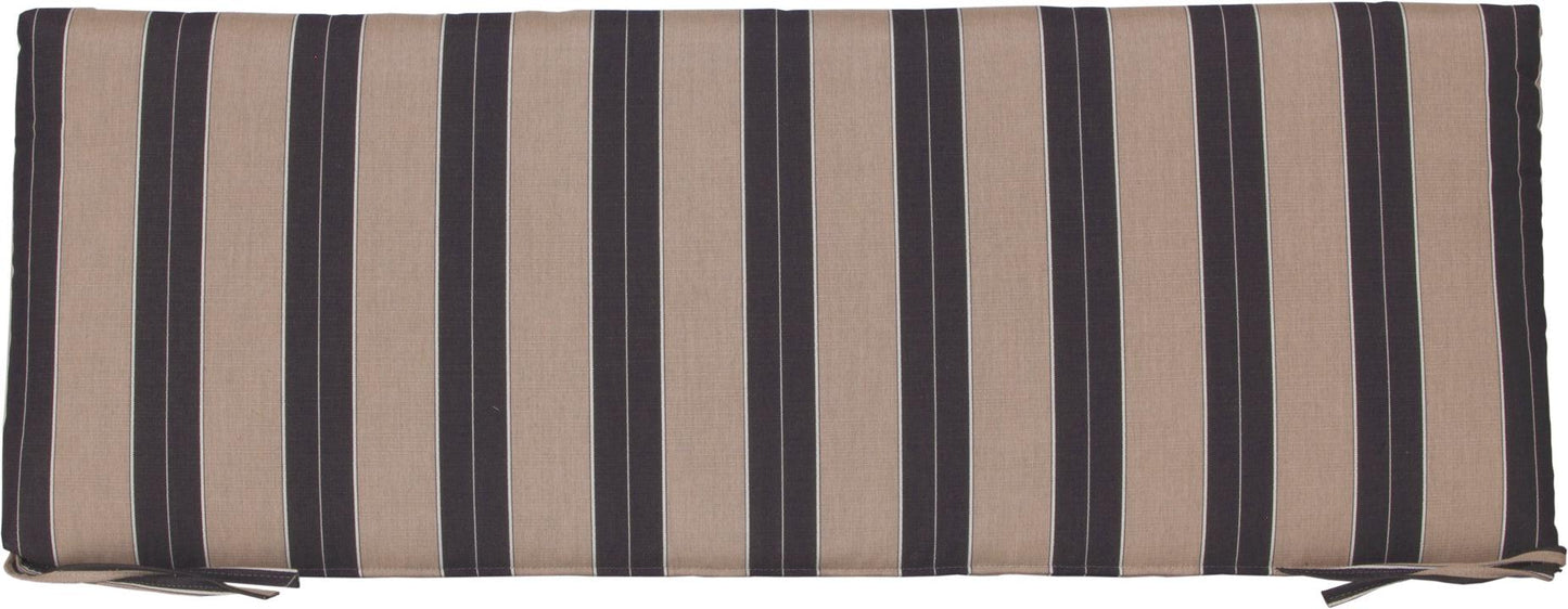 LuxCraft 4' Sunbrella Outdoor Porch Swing / Glider Cushion - LEAD TIME TO SHIP 7 BUSINESS DAYS OR LESS