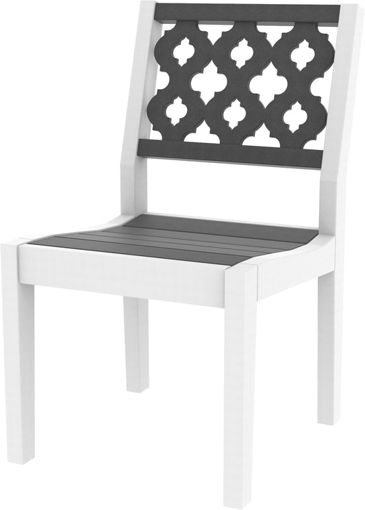 Seaside Casual Recycled Plastic Greenwich Dining Side Chair Provencal - LEAD TIME TO SHIP 4 TO 6 WEEKS