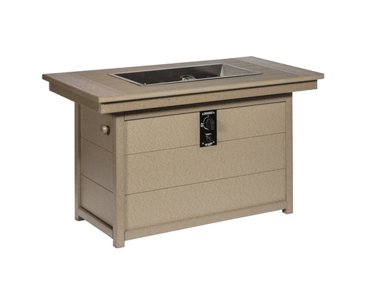 Leisure Lawns Amish Made Recycled Plastic Console Fire Pit Model #812 - LEAD TIME TO SHIP 4 WEEKS