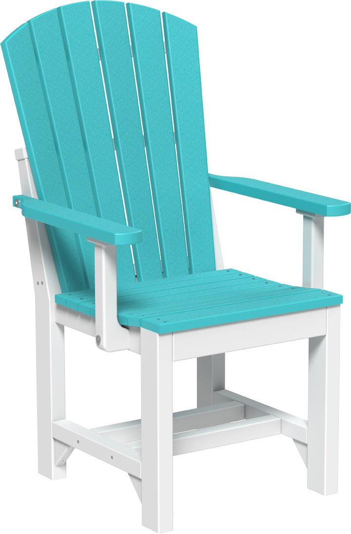 LuxCraft Recycled Plastic Adirondack Arm Chair (DINING HEIGHT) - LEAD TIME TO SHIP 3 TO 4 WEEKS