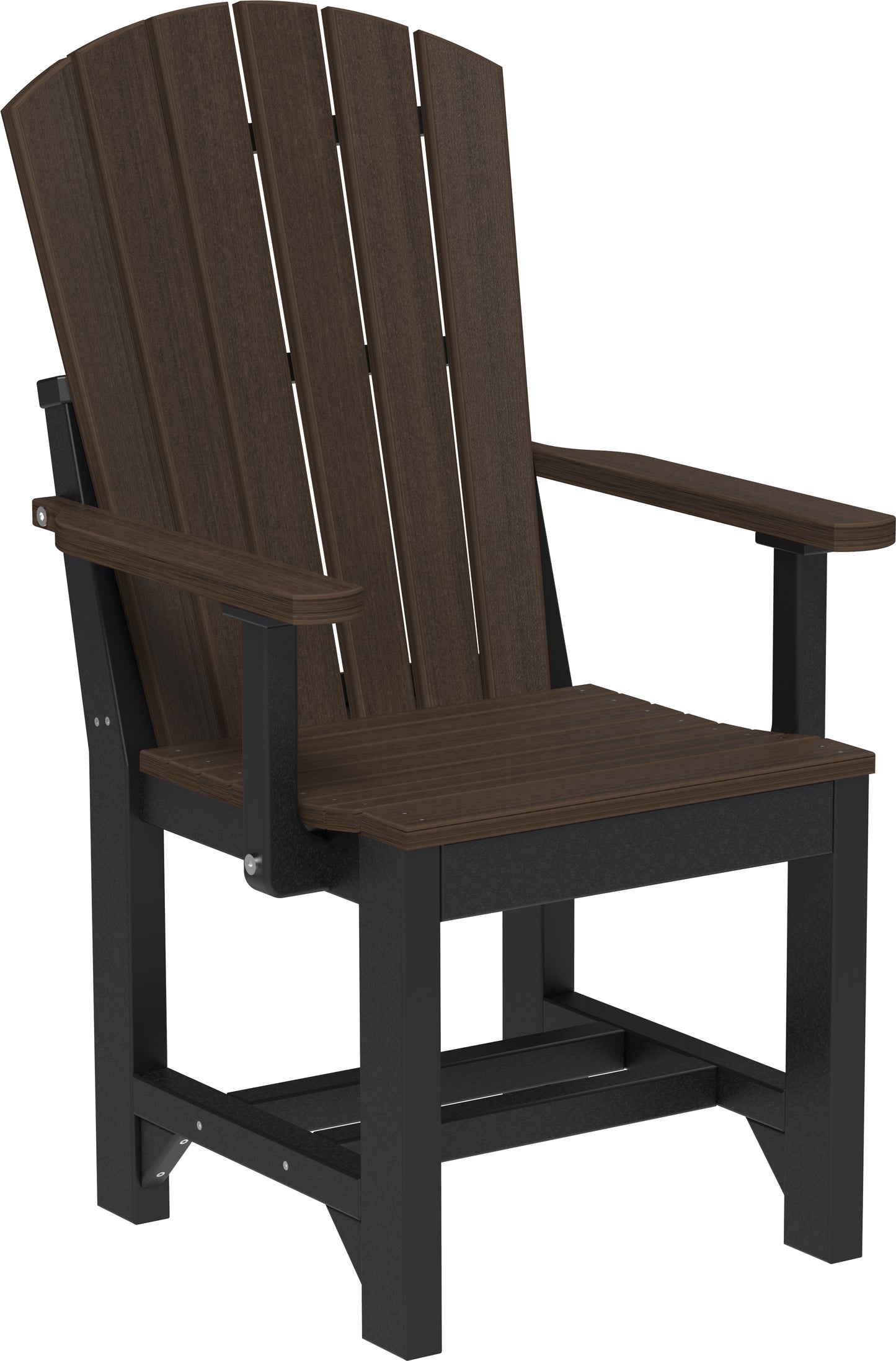 LuxCraft Recycled Plastic Adirondack Arm Chair (DINING HEIGHT) - LEAD TIME TO SHIP 3 TO 4 WEEKS