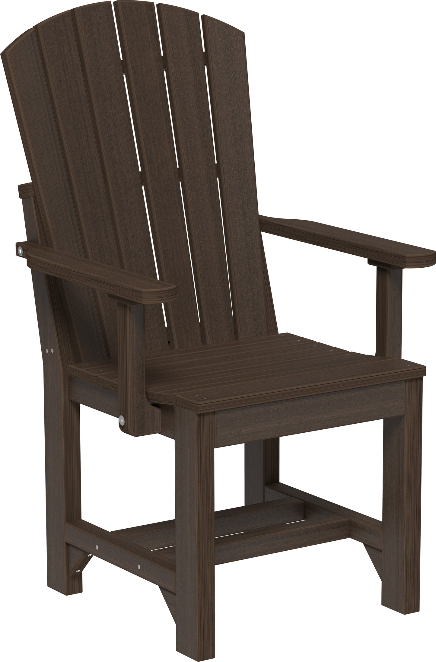 LuxCraft Recycled Plastic Adirondack Arm Chair (DINING HEIGHT) - LEAD TIME TO SHIP 3 TO 4 WEEKS