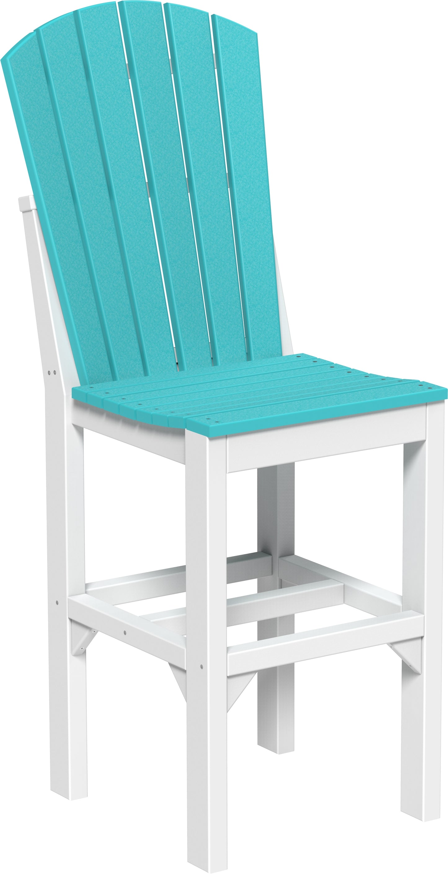 LuxCraft Recycled Plastic Adirondack Side Chair (BAR HEIGHT) - LEAD TIME TO SHIP 3 TO 4 WEEKS