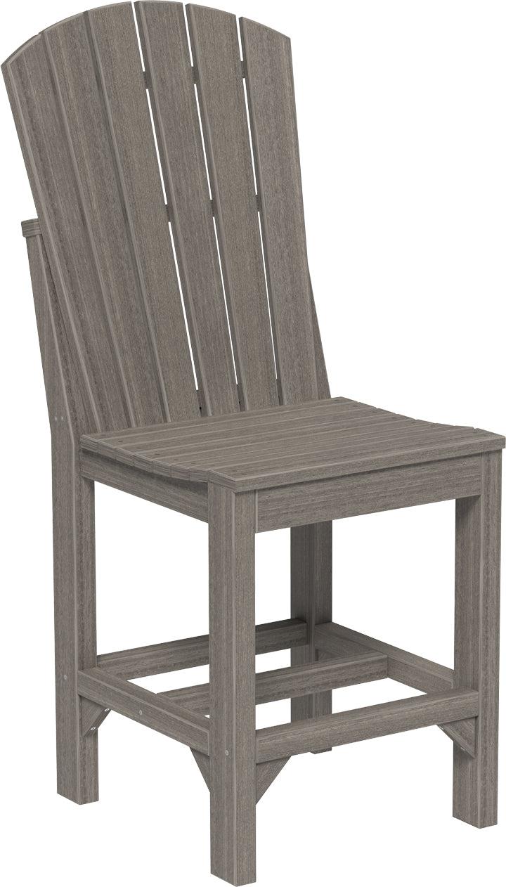 LuxCraft Recycled Plastic Adirondack Side Chair (COUNTER HEIGHT) - LEAD TIME TO SHIP 3 TO 4 WEEKS