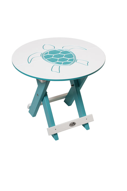 Beaver Dam Outdoor Bayside Round Folding Table - LEAD TIME TO SHIP 6 WEEKS OR LESS