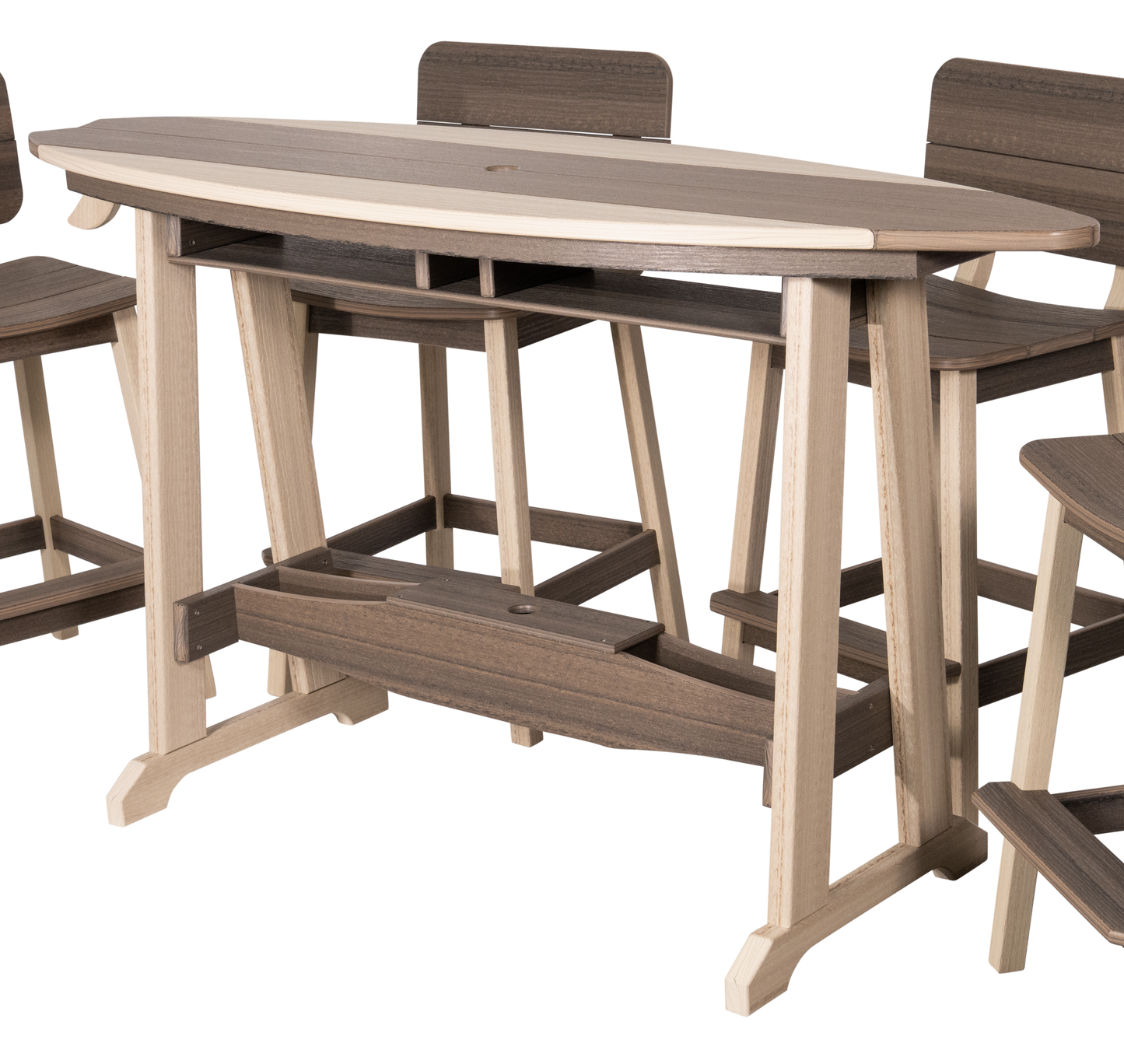 Beaver Dam Outdoor 6' Surf-Aira Bar Table (BAR HEIGHT) - LEAD TIME TO SHIP 8 WEEKS OR LESS
