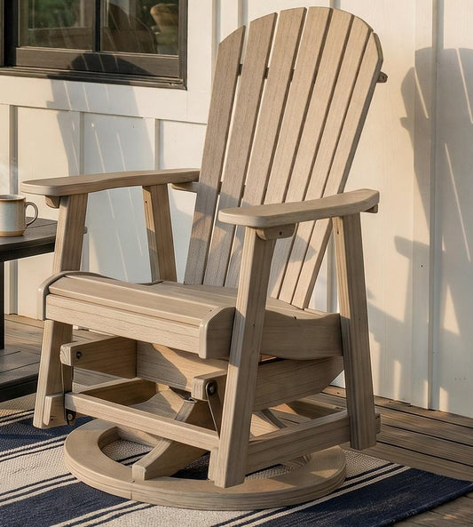 Beaver Dam Outdoor Empress Single Swivel Glider - LEAD TIME TO SHIP 6 WEEKS OR LESS