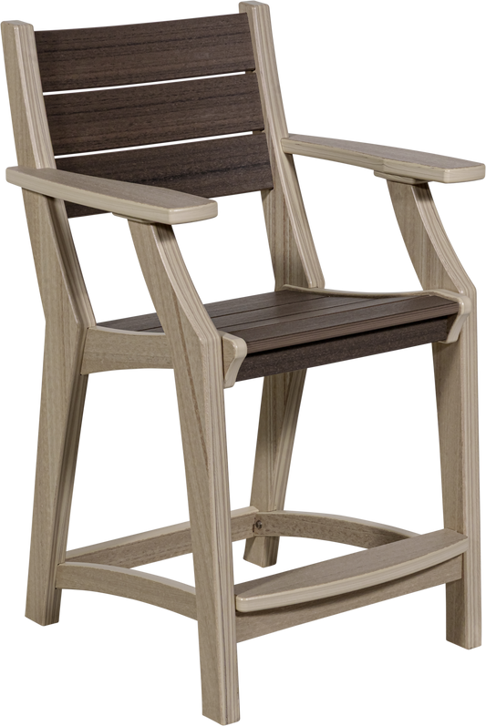 Beaver Dam Outdoor Farmhouse Counter Chair (COUNTER HEIGHT) - LEAD TIME TO SHIP 8 WEEKS OR LESS