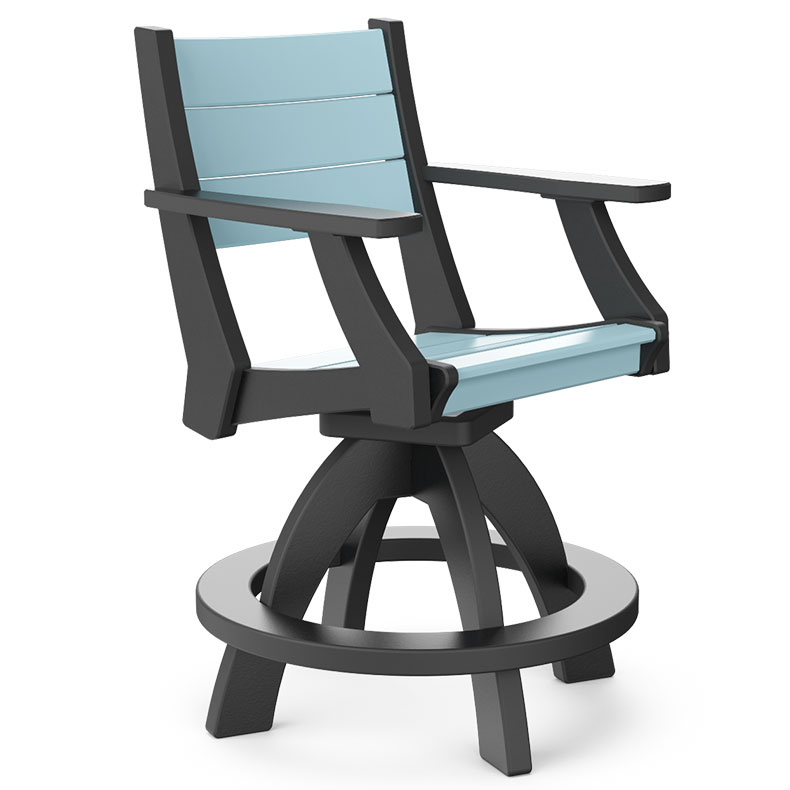 Beaver Dam Outdoor Farmhouse Swivel Counter Chair (COUNTER HEIGHT) - LEAD TIME TO SHIP 8 WEEKS OR LESS