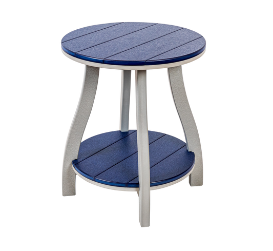 Beaver Dam Outdoor 24"x28" Serenity Round End Table (28" HIGH) - LEAD TIME TO SHIP 4 WEEKS OR LESS