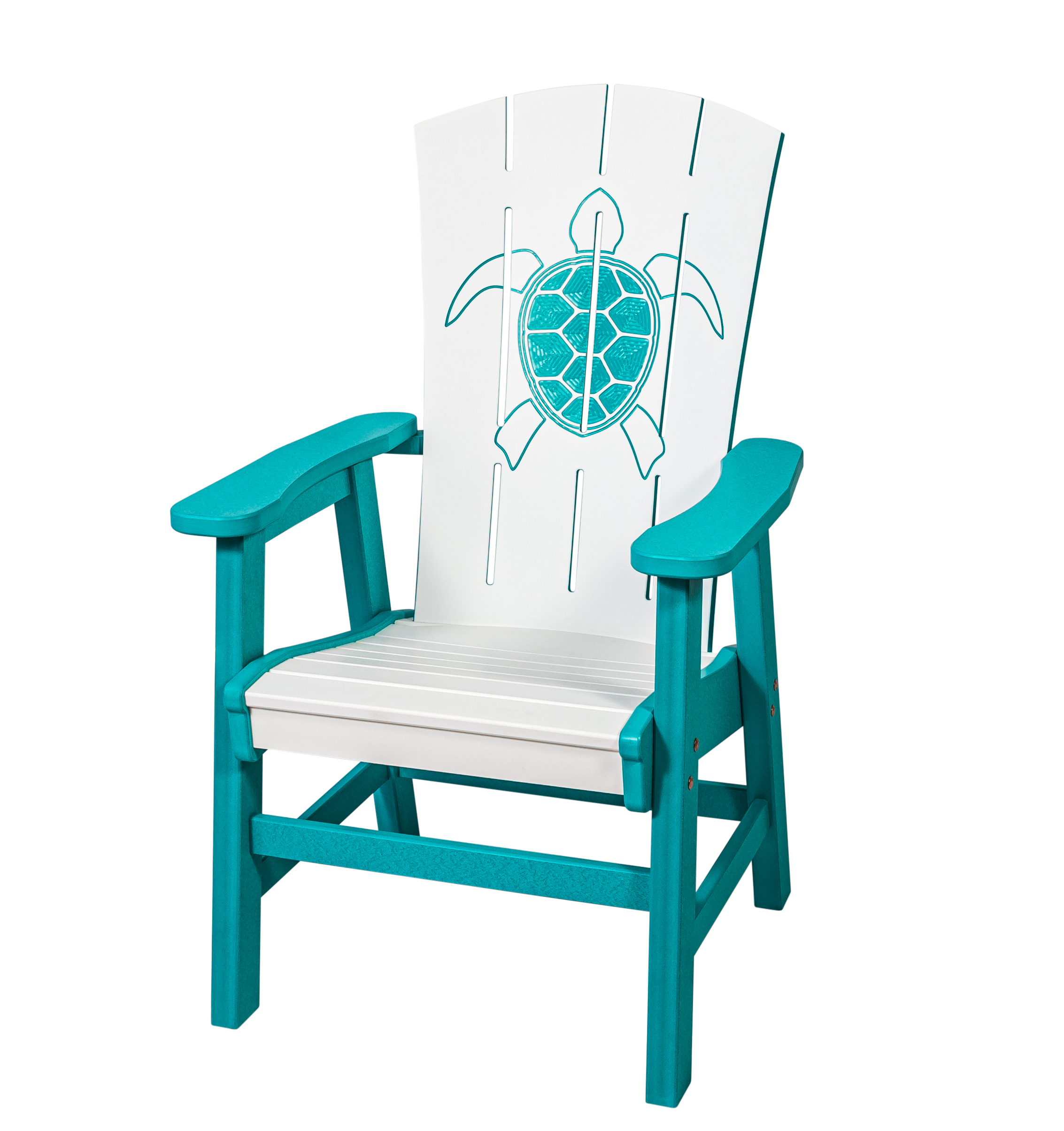 Bayside 2-Pack Chairs 現代的なデザイン Beaver Dam Outdoor Bayside Turtle Design Dining Chair – Rocking