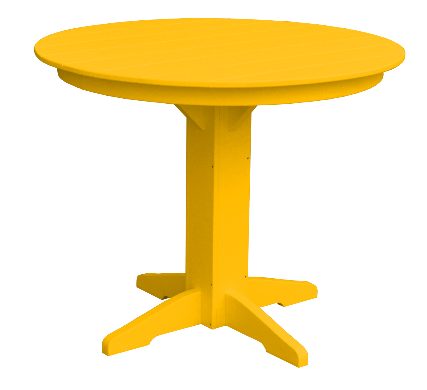 Bryton Park Poly Furniture Recycled Plastic 44" Round Counter Table (Counter Height) - LEAD TIME TO SHIP 3 WEEKS OR LESS
