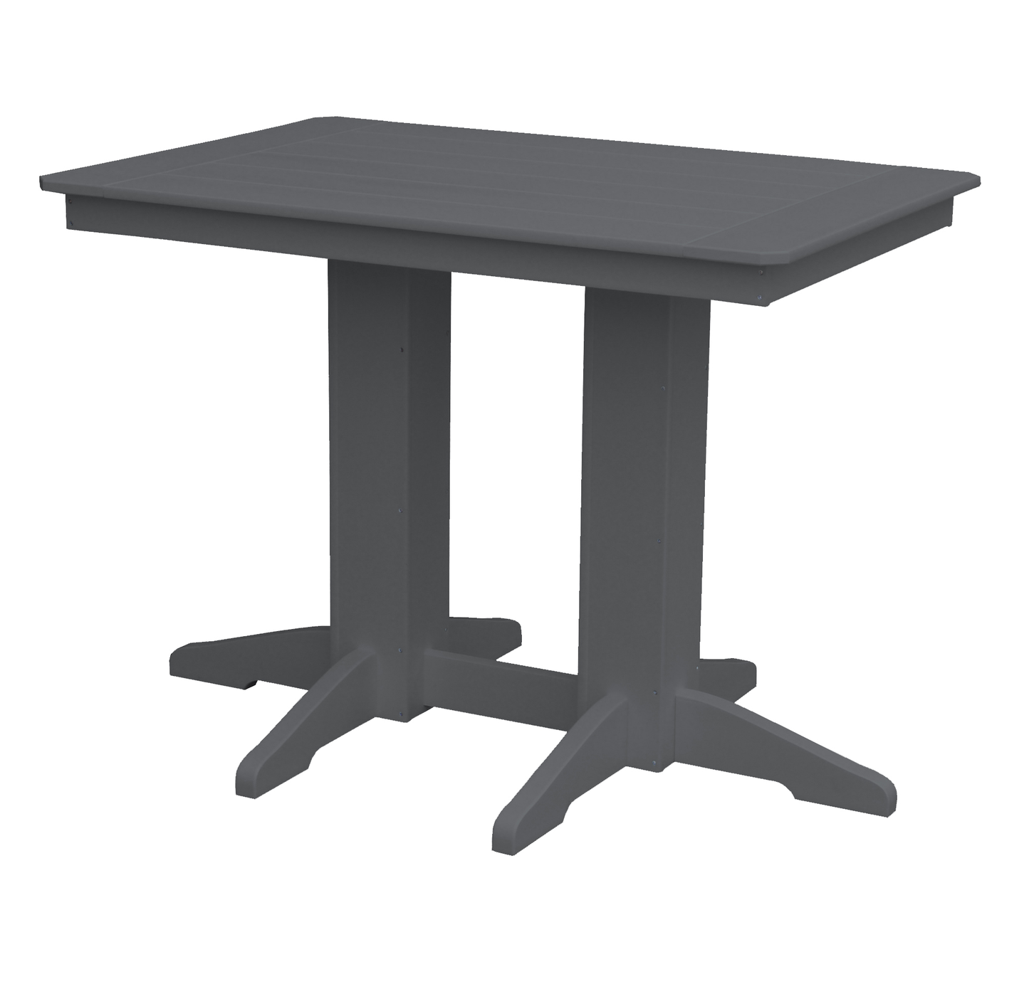 Bryton Park Poly Furniture Recycled Plastic 4' Counter Table (COUNTER HEIGHT) - LEAD TIME TO SHIP 3 WEEKS OR LESS