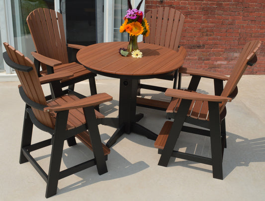 Bryton Park Poly Furniture Recycled Plastic 5 Piece Balcony Table Set (Counter Height) - LEAD TIME TO SHIP 10 BUSINESS DAYS