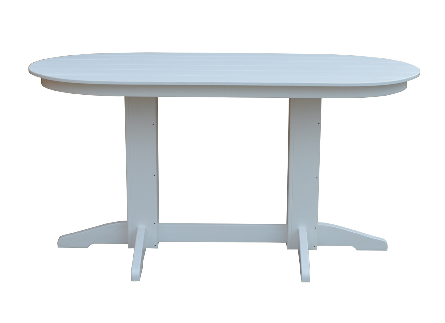 Bryton Park Poly Furniture Recycled Plastic 6' Oval Counter Table (Counter Height) - LEAD TIME TO SHIP 3 WEEKS OR LESS