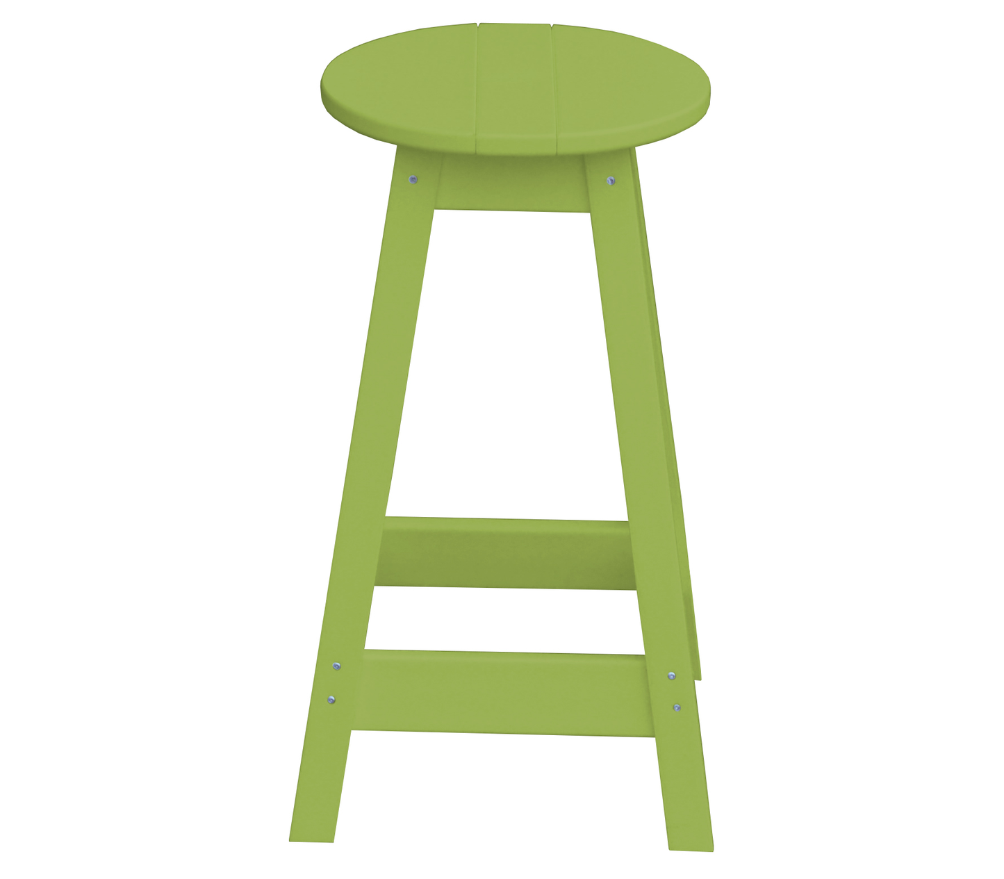 Bryton Park Poly Furniture Recycled Plastic Round Stool (Counter Height) - LEAD TIME TO SHIP 3 WEEKS OR LESS