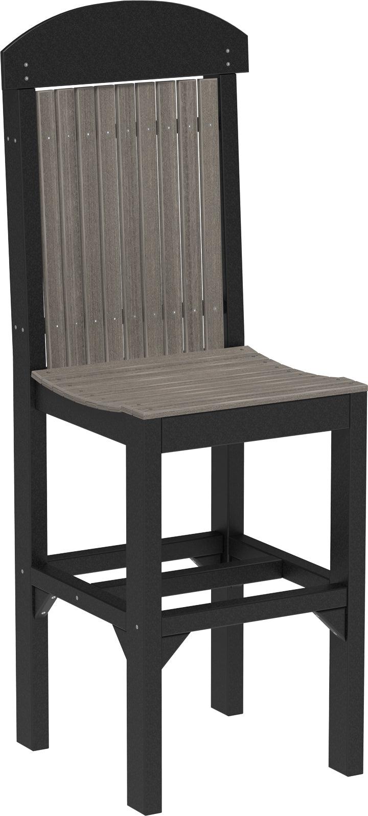 LuxCraft Recycled Plastic Classic Side Chair (BAR HEIGHT) - LEAD TIME TO SHIP 3 TO 4 WEEKS