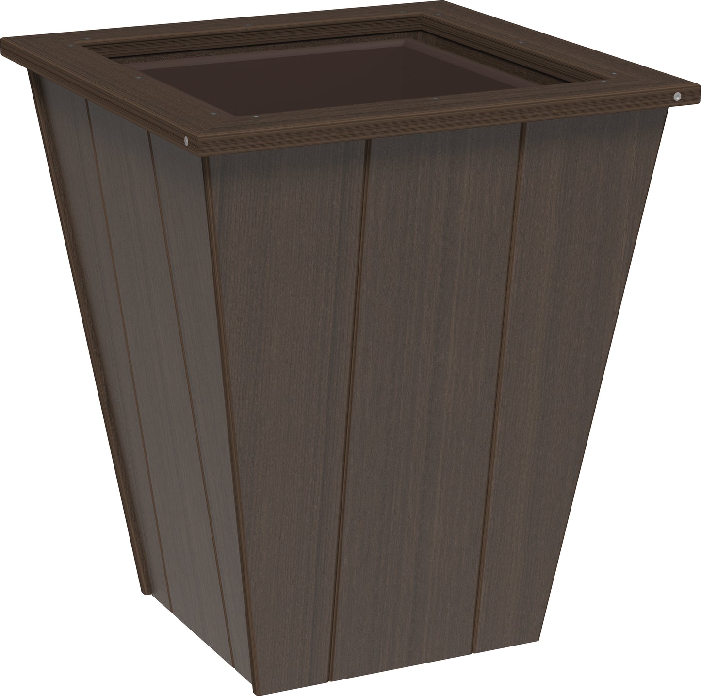 LuxCraft Recycled Plastic Elite Planter (22") - LEAD TIME TO SHIP 3 TO 4 WEEKS