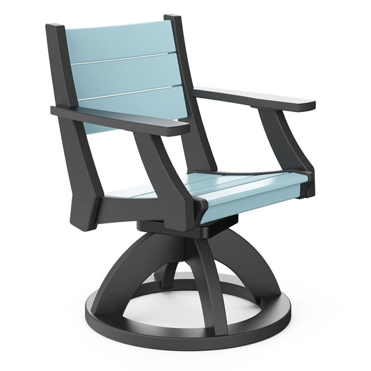 Beaver Dam Outdoor Farmhouse Swivel Dining Chair (DINING HEIGHT) - LEAD TIME TO SHIP 8 WEEKS OR LESS