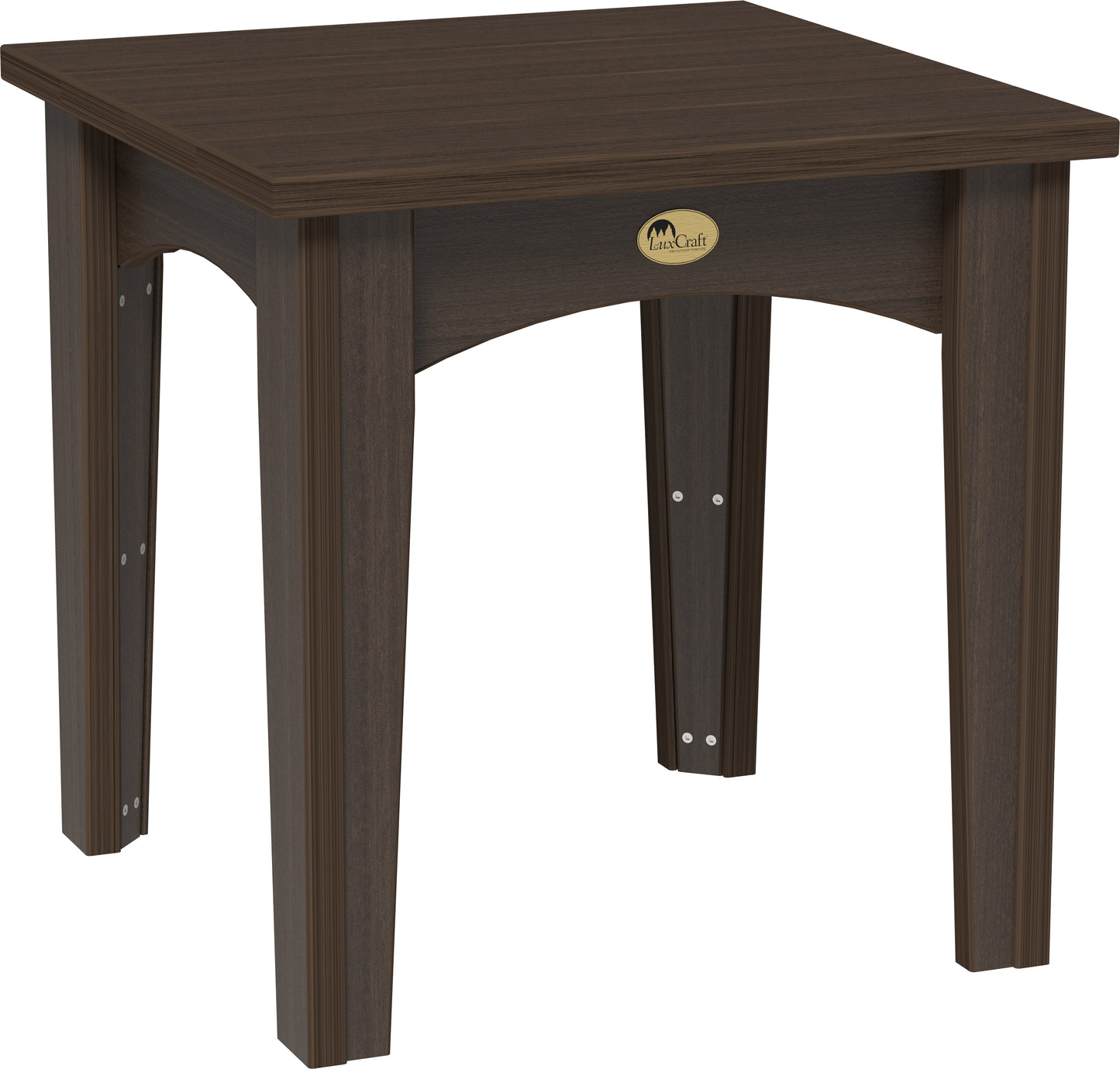 LuxCraft Recycled Plastic Island End Table - LEAD TIME TO SHIP 3 TO 4 WEEKS