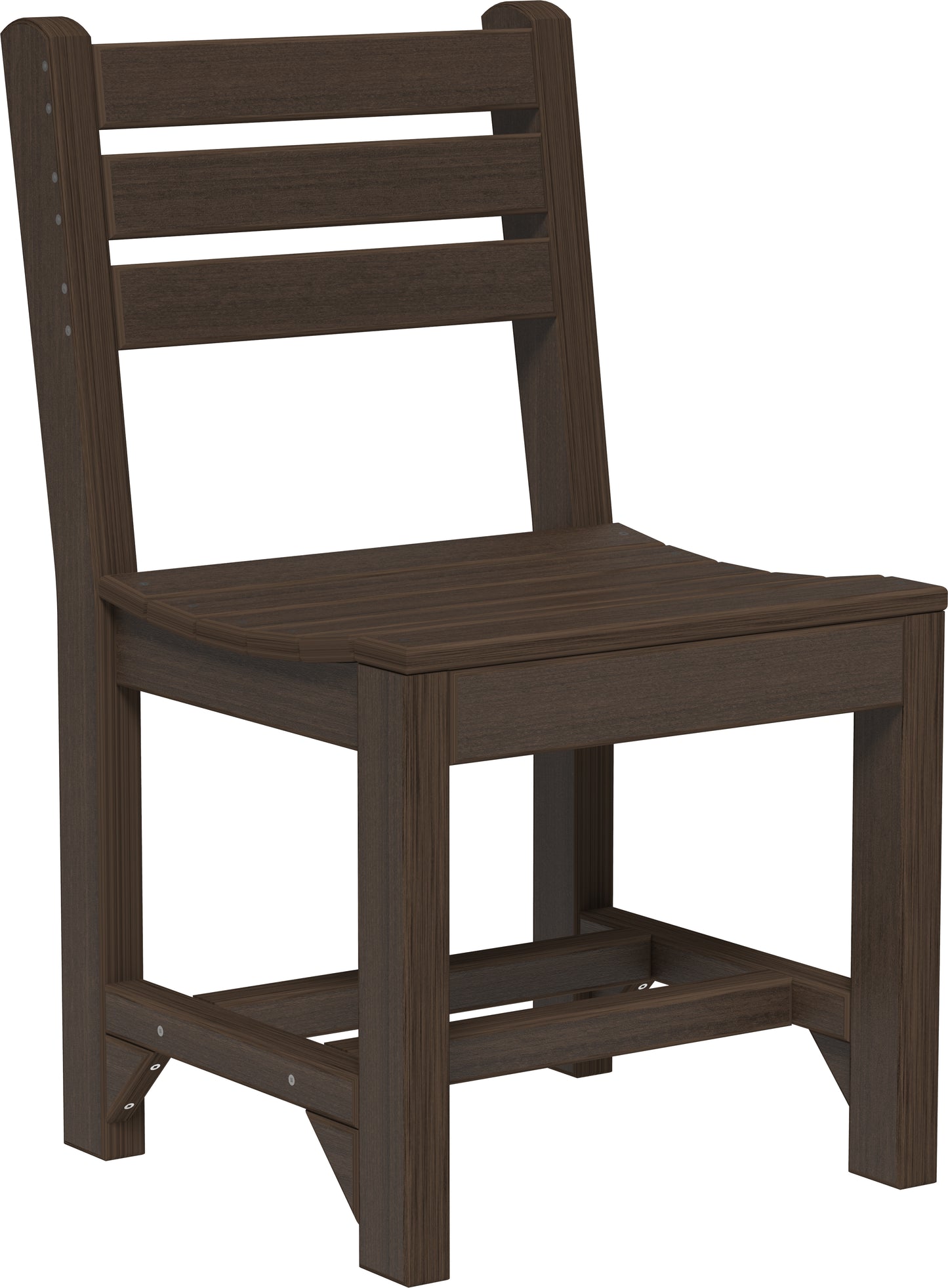 LuxCraft Recycled Plastic Island Side Chair (DINING HEIGHT) - LEAD TIME TO SHIP 3 TO 4 WEEKS